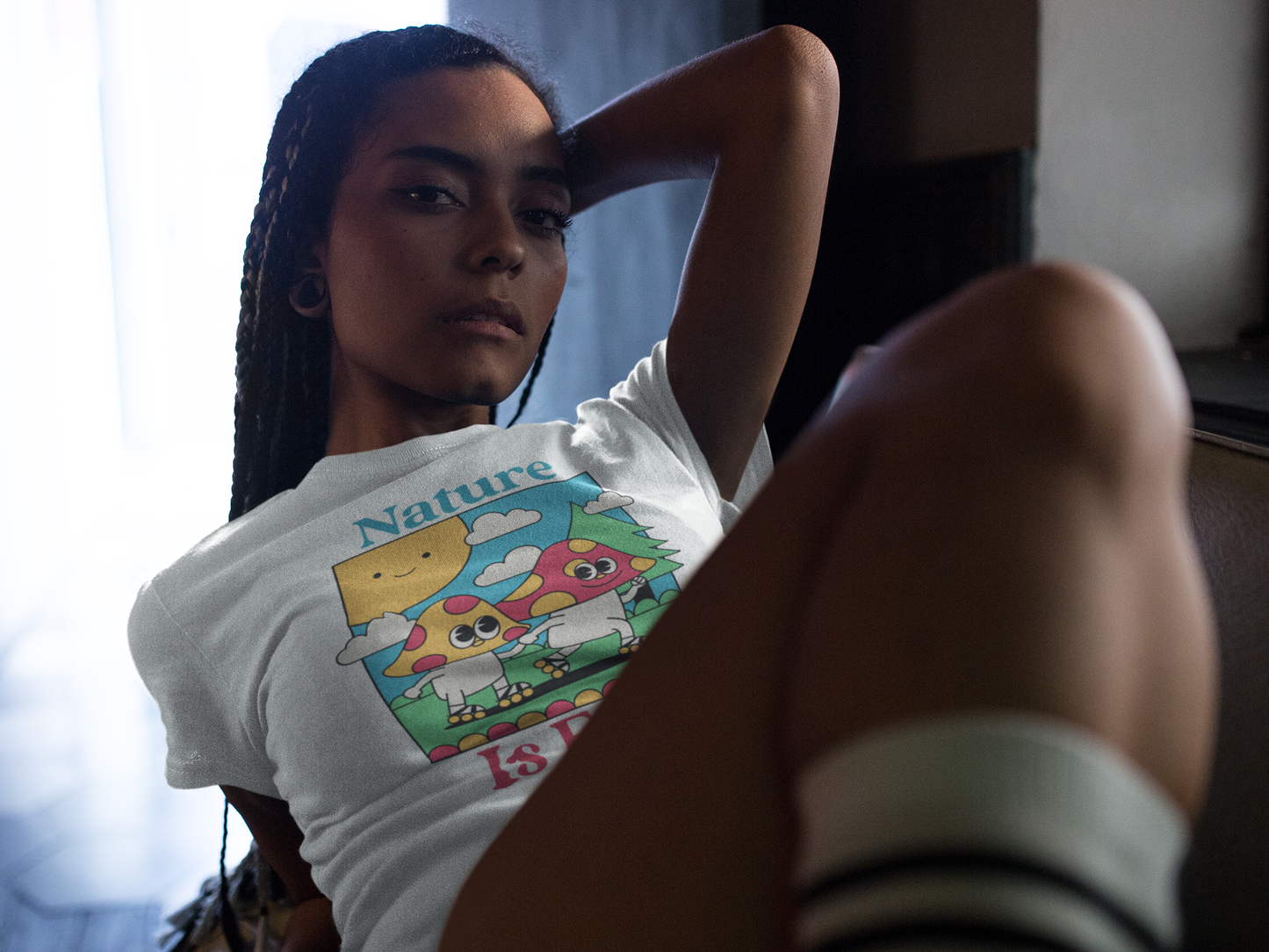 Women's Relaxed T-Shirt - Nature is Fun