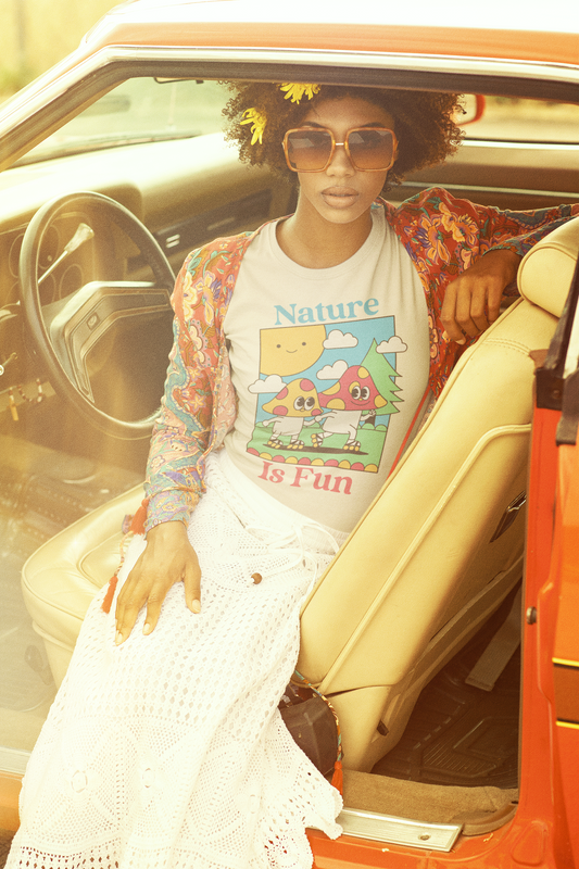 Women's Relaxed T-Shirt - Nature is Fun