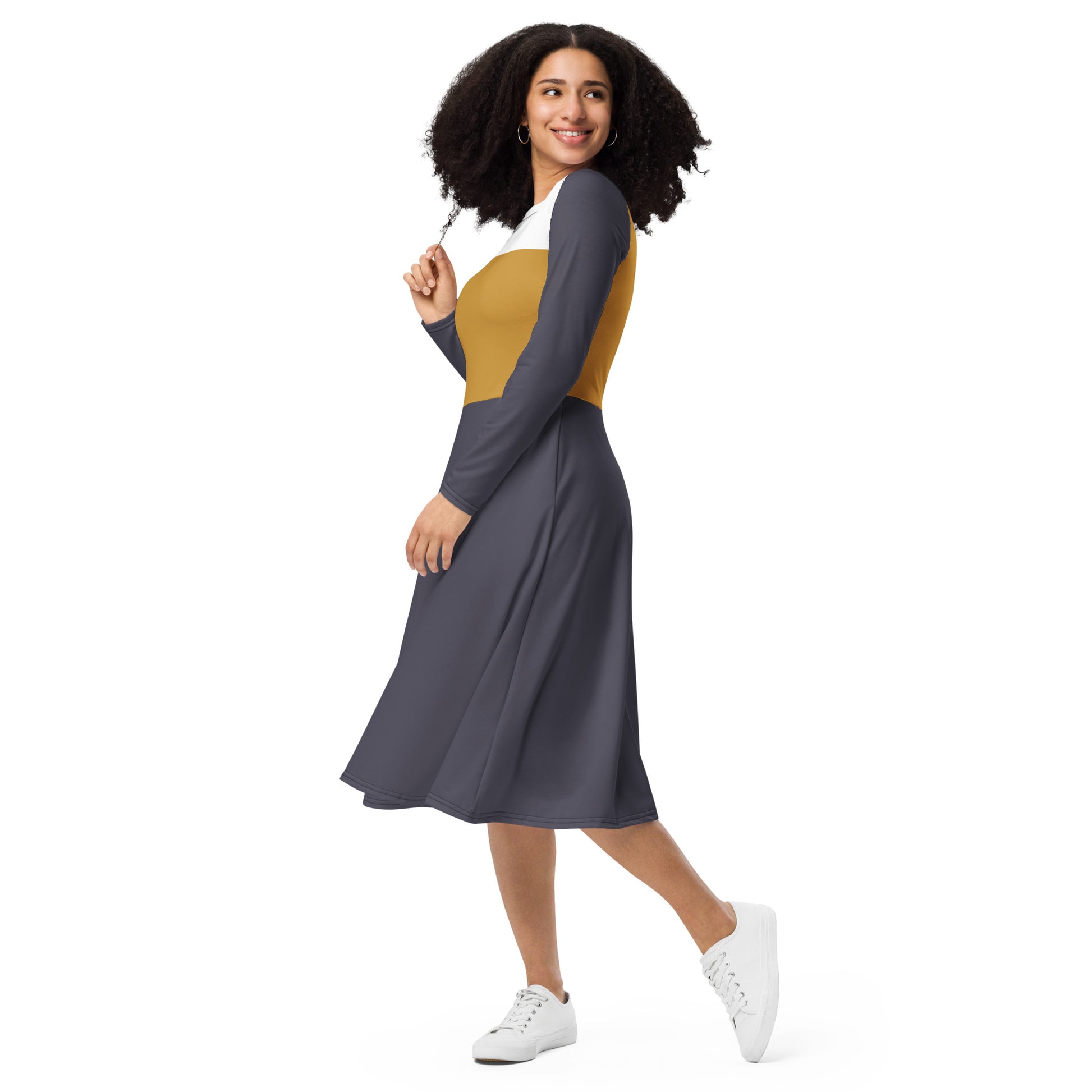Dress - Golden Hour Midi Play Time Rec Dress - Golden Hour Midi Play Time Rec