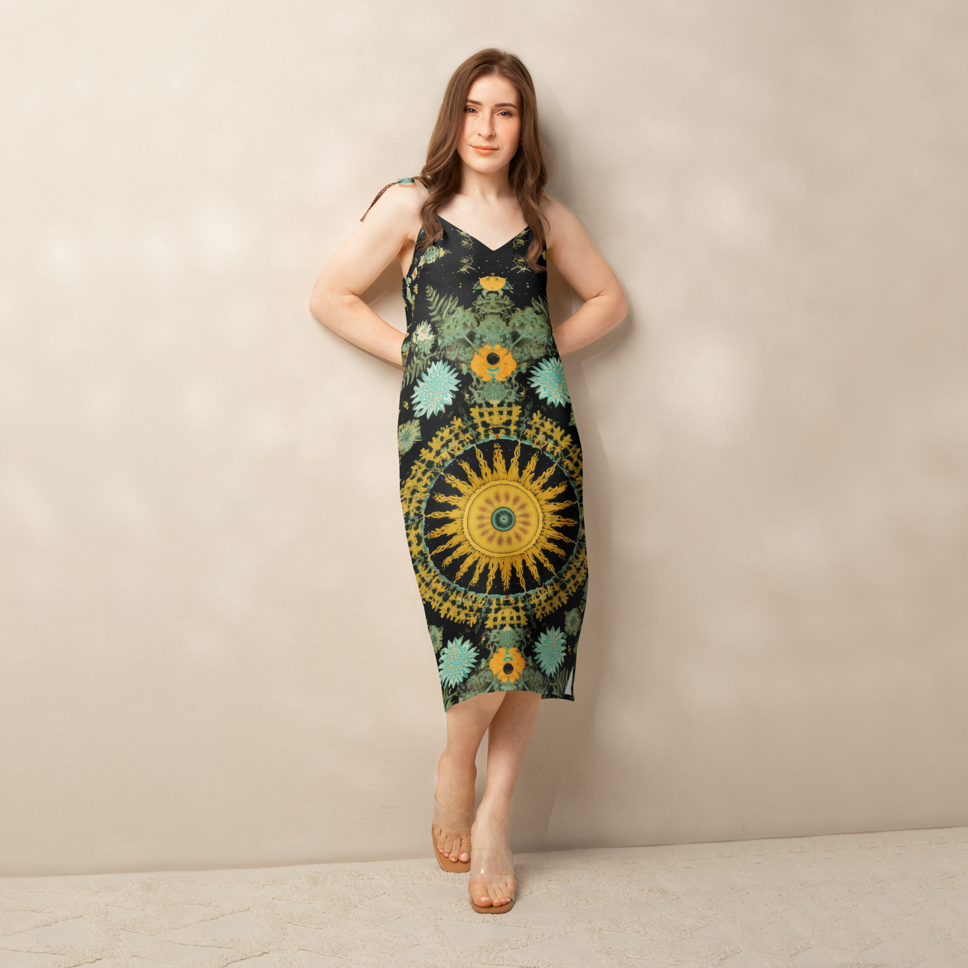 devotion midi dress Anthropologie Devotion Twins Tiered Midi Dress Size L